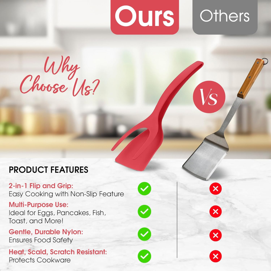 2 in 1 Flip Spatula